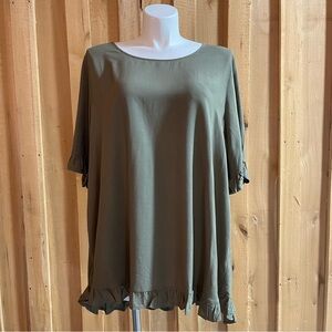 Avenue Women’s Plus Size Tunic NWT Size 26/28 “Tunic Moss”